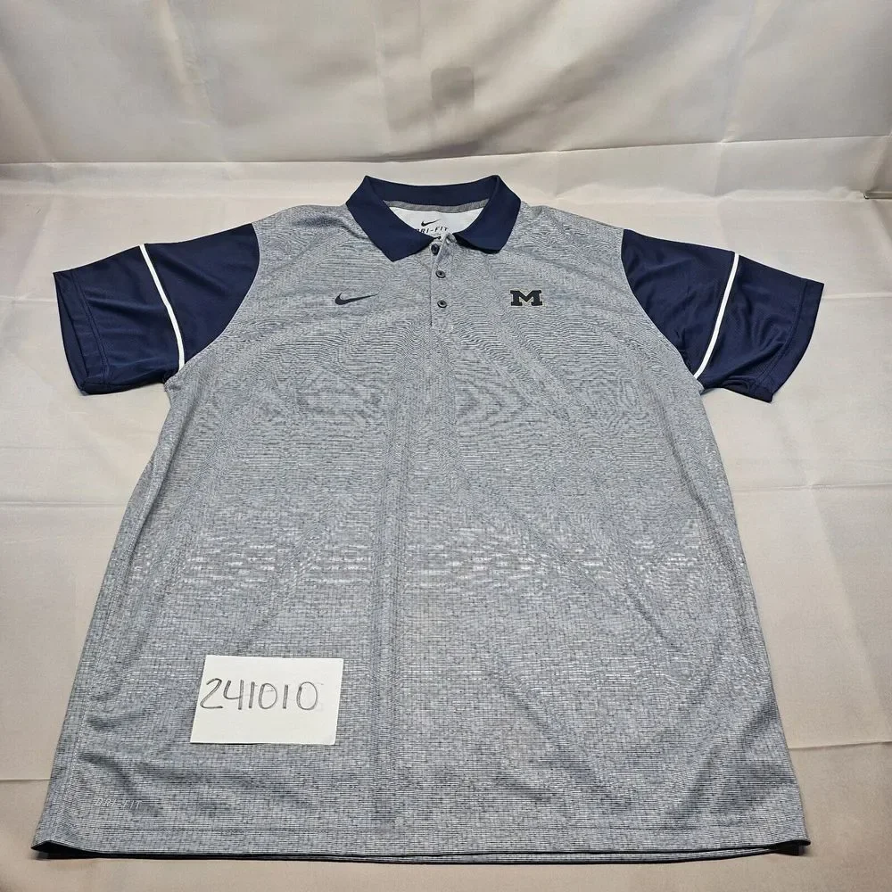 Nike‎ Dri Fit XXL University Of Michigan Polo